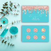 Loyalty Kaart 6 Punch Makeup Artist Heart Roos Blu