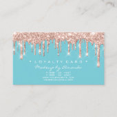 Loyalty Kaart 6 Punch Makeup Artist Heart Roos Blu (Voorkant)