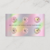 Loyalty Kaart 6 Punch Makeup Artist Holografen Roo (Achterkant)