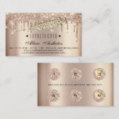 Loyalty Kaart 6 Punch Makeup Artist Spuit (Voorkant / Achterkant)