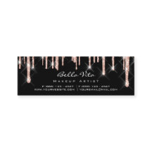 Loyalty Kaart 6 Punch Makeup Beauty Heart Roos Bla