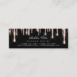 Loyalty Kaart 6 Punch Makeup Beauty Heart Roos Bla