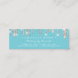 Loyalty Kaart 6 Punch Makeup Beauty Heart Roos Blu