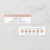 Loyalty Kaart 6 Punch Makeup Beauty Heart Roos Hea (Voorkant / Achterkant)