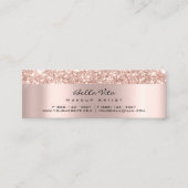 Loyalty Kaart 6 Punch Makeup Beauty Heart Roos Lux (Voorkant)