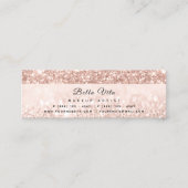 Loyalty Kaart 6 Punch Makeup Beauty Heart RoseSpar (Voorkant)