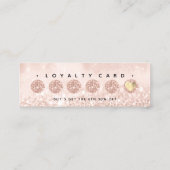 Loyalty Kaart 6 Punch Makeup Beauty Heart RoseSpar (Achterkant)