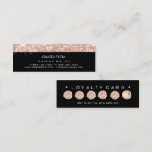 Loyalty Kaart 6 Punch Makeup Beauty Roos Black Spa (Voorkant / Achterkant)