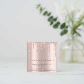 Loyalty Kaart 6 Punch Makeup Eyelash Roos (Staand voorkant)