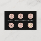 Loyalty Kaart 6 Punch Makeup Holograded Drift zwar (Achterkant)