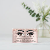 Loyalty Kaart 6 Punch Makeup Lashes Heart Roos Bro (Staand voorkant)