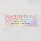 Loyalty Kaart 6 Punch Makeup Nails Holograaf Small (Voorkant)