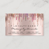 Loyalty Kaart 6 Punch Makeup Unicorn HolografRose (Voorkant)