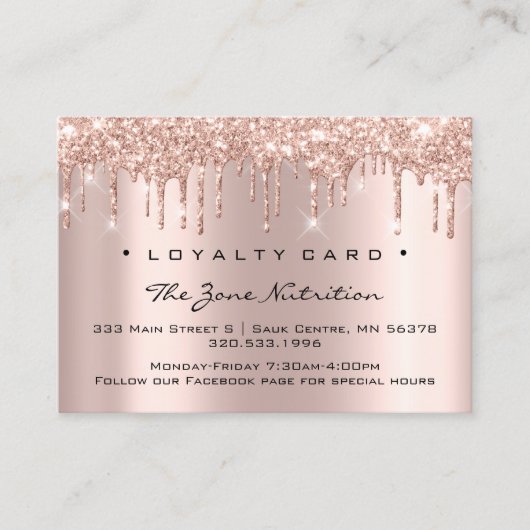 Loyalty Kaart 6 Punch Nutrition Health Herbs (Voorkant)