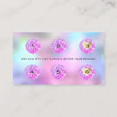 Loyalty Kaart 6 Punch Pink Makeup Artist (Achterkant)