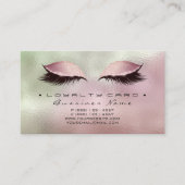 Loyalty Kaart Beauty Salon Makeup Blush Roos Green (Voorkant)