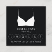 Loyalty Kaart Business Lingerie Boutique (Voorkant)
