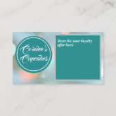  Loyalty Kaart Cupcake Bakkerij (Achterkant)