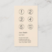 Loyalty Kaart | Damask Hair Salon (Achterkant)