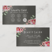 Loyalty Kaart  Floral Makeup & Hair Stylist (Voorkant / Achterkant)