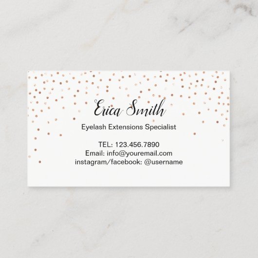 Loyalty Kaart | Lashes Makeup Artist Eyelash (Achterkant)