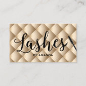 Loyalty Kaart | Lashes Makeup Artist Luxury Gold (Voorkant)