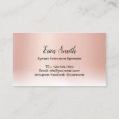 Loyalty Kaart | Lashes Makeup Artist Roos Gold (Achterkant)