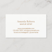 Loyalty Kaart | Manicurist Nail Salon Makeup (Achterkant)