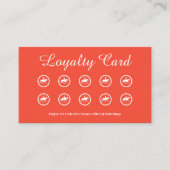 Loyalty Kaart Modern Trendy Horse Training Visitekaartje (Voorkant)