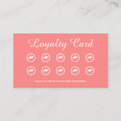 Loyalty Kaart Modern Trendy Horse Training Visitekaartje (Voorkant)