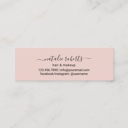 Loyalty Kaart | Moderne goudkanonnen van Roos 6 Pu (Achterkant)