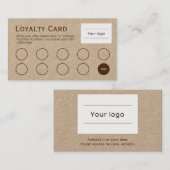 Loyalty Kaart, mooi en natuurlijk, professioneel b (Voorkant / Achterkant)