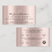 Loyalty Kaart Nutrition Health Herbs Roos 10 Punch (Voorkant / Achterkant)