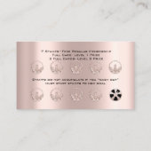 Loyalty Kaart Nutrition Health Herbs Roos 10 Punch (Achterkant)