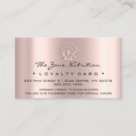 Loyalty Kaart Nutrition Health Herbs Roos 10 Wiel