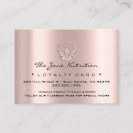 Loyalty Kaart Nutrition Health Herbs Roos 21 Blush