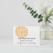 Loyalty Kaart:: Oranje Paardenbloem (Staand voorkant)