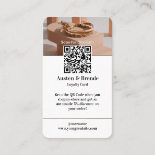 Loyalty Kaart - Photo-Centric Design voor Beauty R Visitekaartje