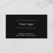 Loyalty Kaart, Schoon en eenvoudig, professioneel  (Achterkant)