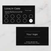 Loyalty Kaart, Schoon en eenvoudig, professioneel  (Voorkant / Achterkant)