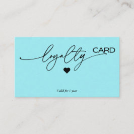 Loyalty Kaart strategie voor klantenbehoud Visitekaartje