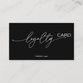 Loyalty Kaart strategie voor klantenbehoud Visitekaartje