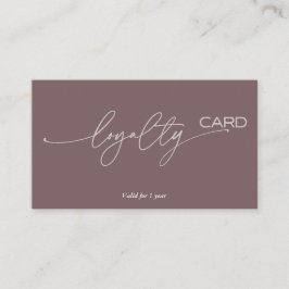 Loyalty Kaart strategie voor klantenbehoud Visitekaartje