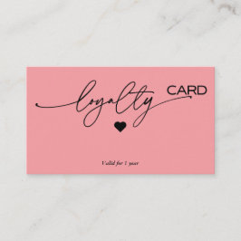 Loyalty Kaart strategie voor klantenbehoud Visitekaartje