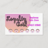 Loyalty-kaart Visitekaartje (Achterkant)