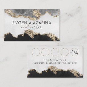 Loyalty Kaart voor Nail Technicians & Beauty Prof Visitekaartje