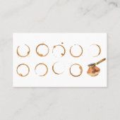 Loyalty-kaart voor Visitekaartje in de koffiewinke (Achterkant)