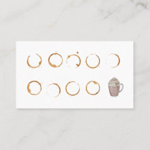 Loyalty-kaart voor Visitekaartje in de koffiewinke