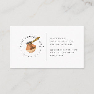 Loyalty-kaart voor Visitekaartje in de koffiewinke