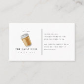 Loyalty-kaart voor Visitekaartje in de koffiewinke (Voorkant)